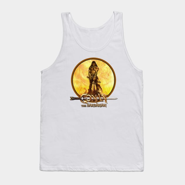 Conan the Barbarian (Alt Print) Tank Top by Miskatonic Designs